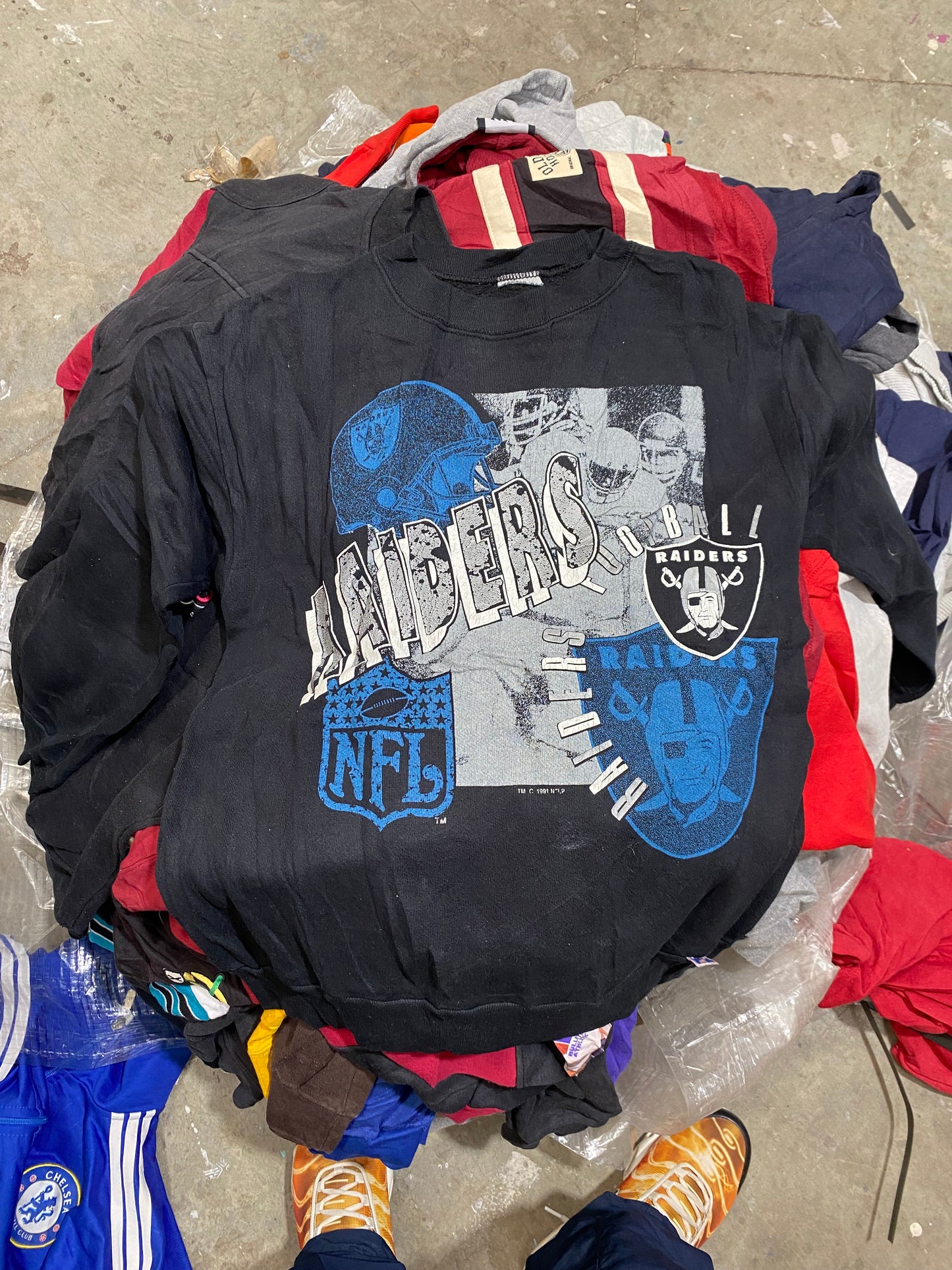 BOX VINTAGE - x25 SWEAT HOODIES NFL