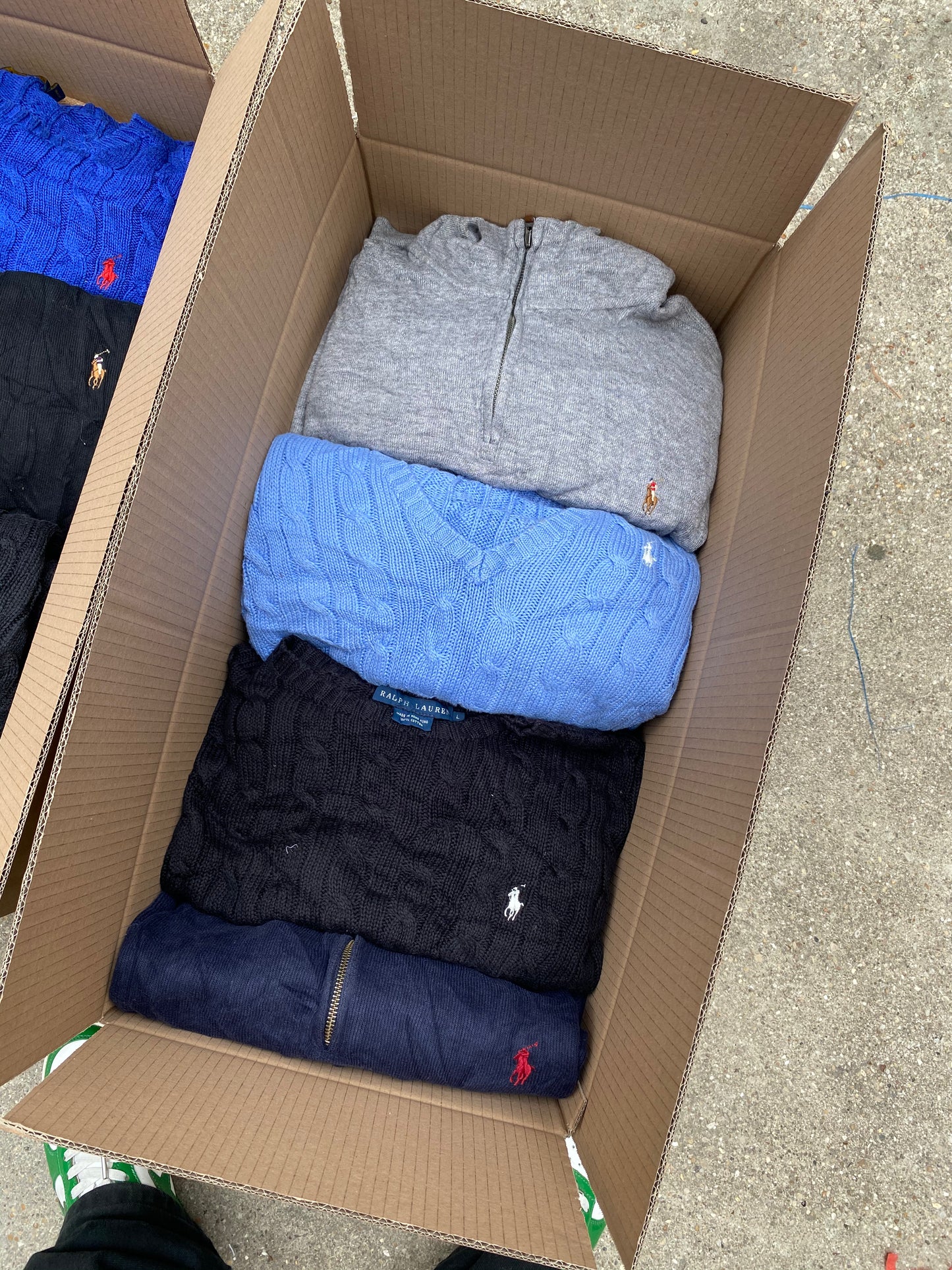 BOX - RALPH LAUREN SWEATERS MIX