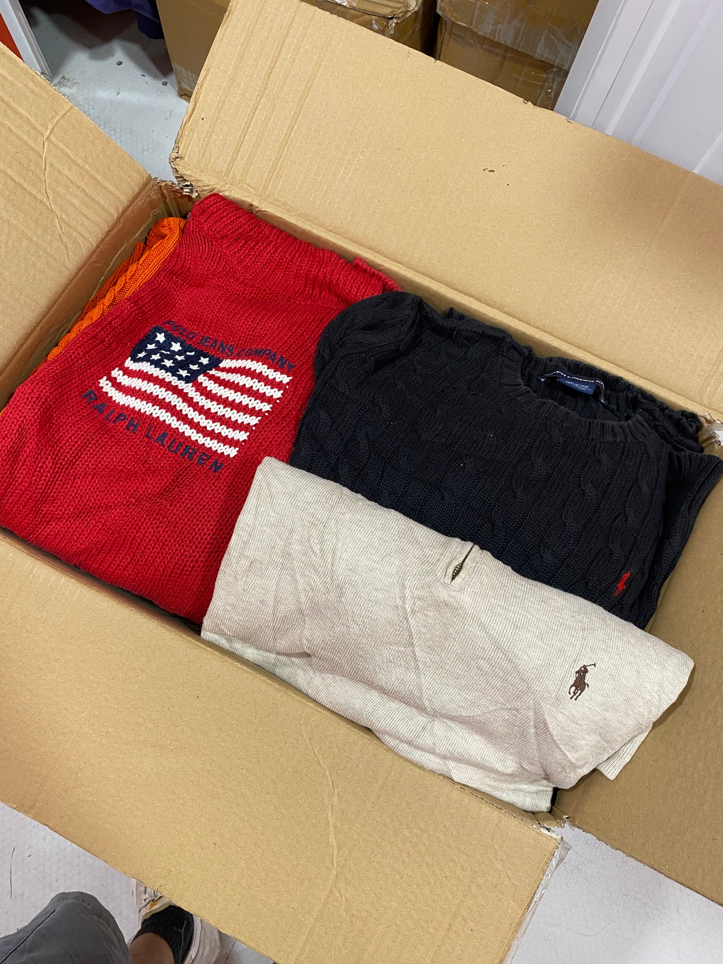 BOX - RALPH LAUREN SWEATERS MIX