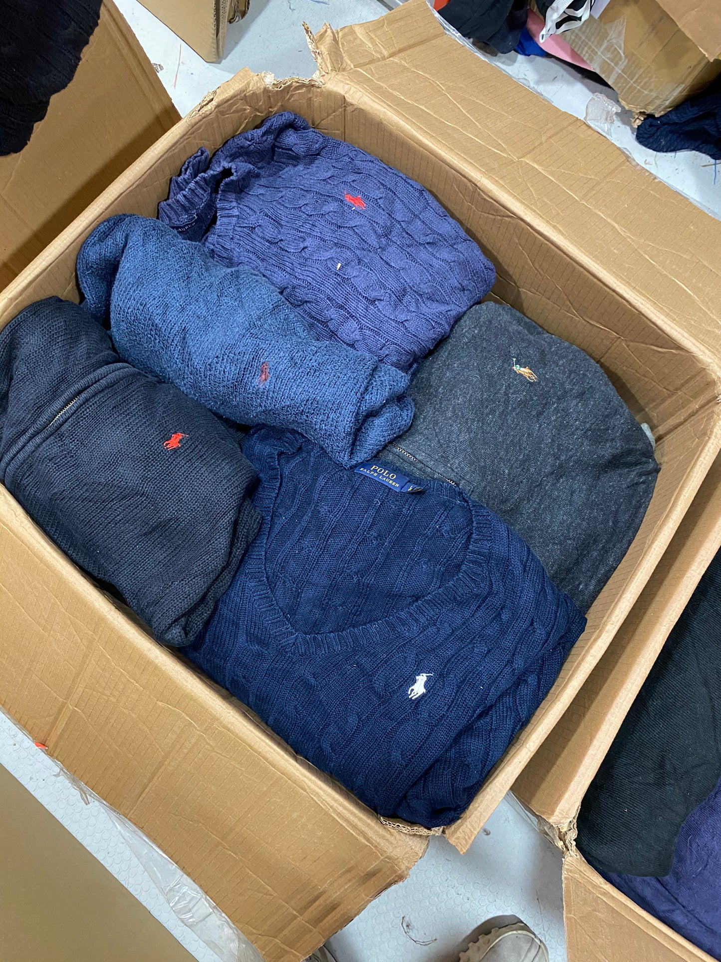 BOX - RALPH LAUREN SWEATERS MIX